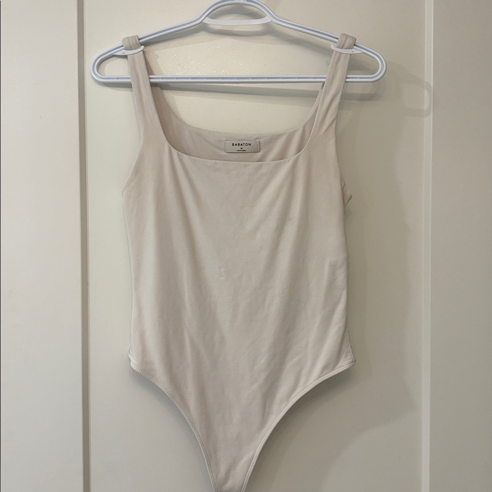 Babaton Cream Bodysuit
